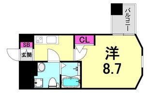 セレニテ西宮本町の物件間取画像